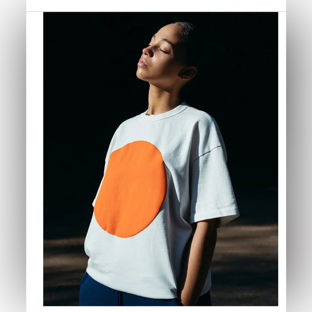 Madhappy x Headspace T-Shirt Orange Dot White - Size S